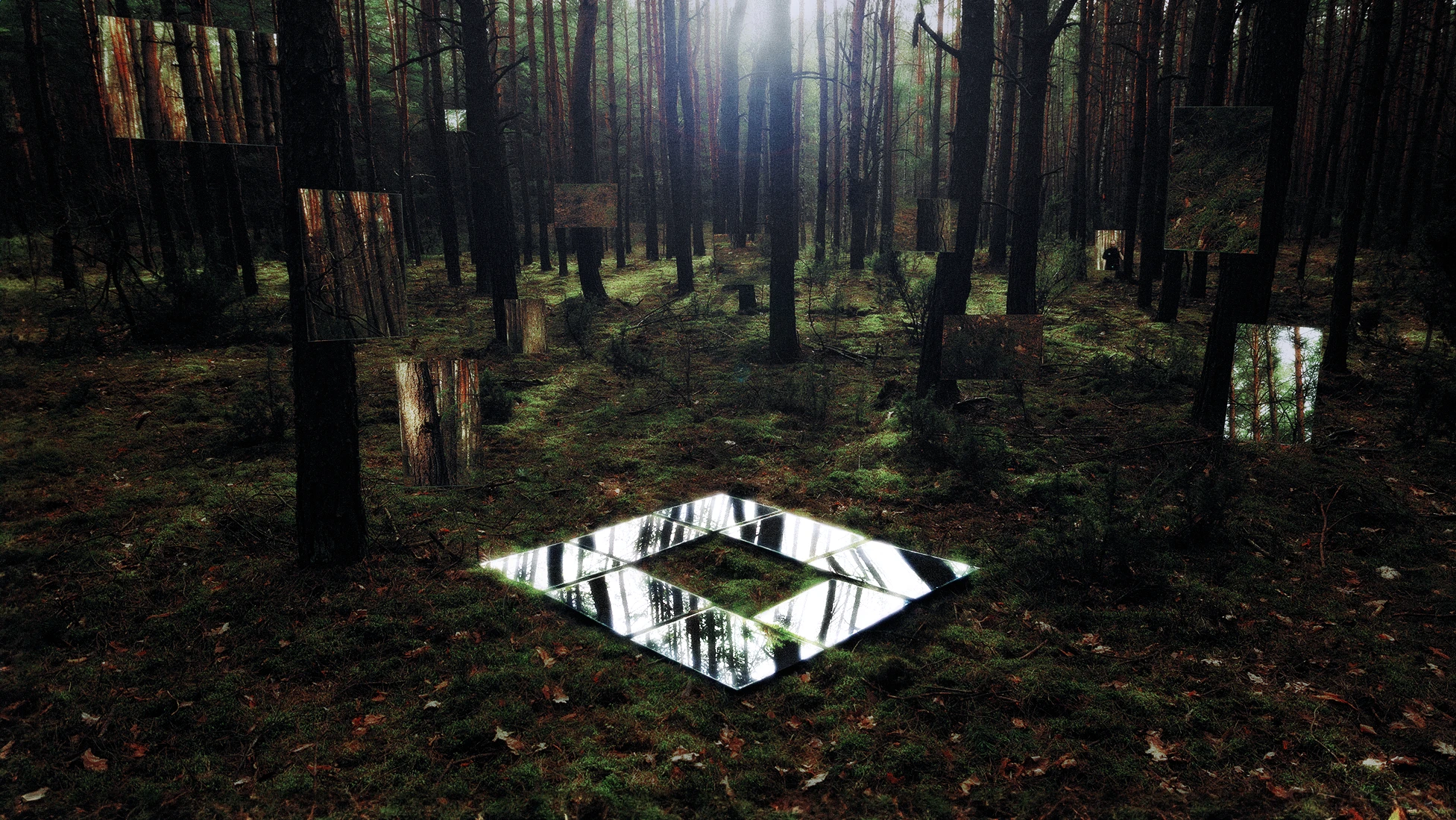 Forest with mirrors